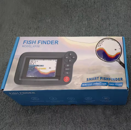 Безжичен риболовен сонар XF08 – обхват 200 м и LCD екран