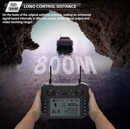 Лодка за захранка Flytec V080 с GPS, 800 м обхват и 20000mAh батерия