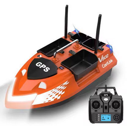 НОВО Лодка за захранка V802PRO с GPS 160 точки Модел 2025г.