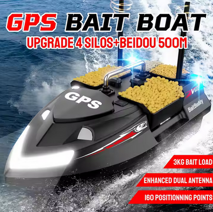 НОВО Лодка за захранка V802PRO с GPS 160 точки Модел 2025г.