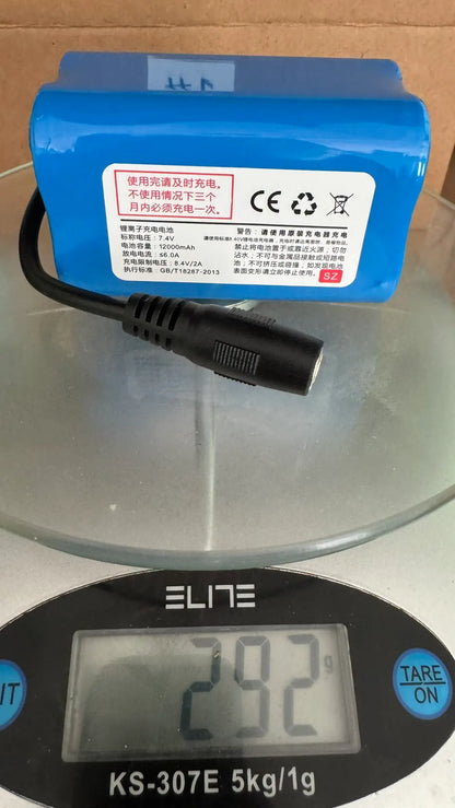 Батерия 12000mAh 7.4V за лодка за захранка