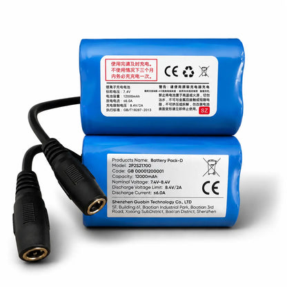Батерия 12000mAh 7.4V за лодка за захранка