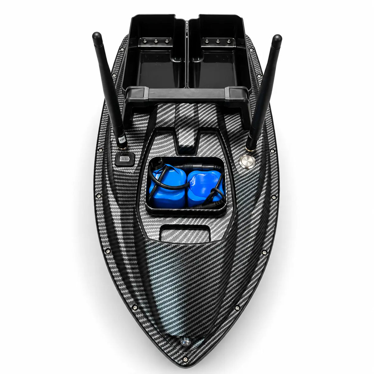 Лодка за захранка Flytec V600 PRO GPS с Вграден Сонар Lucky 718LIC-WL – 500м Обхват 200 Точки