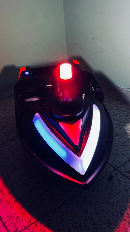 Лодка за захранка ZV06  GPS 100 точки  3 изхвърлящи коша