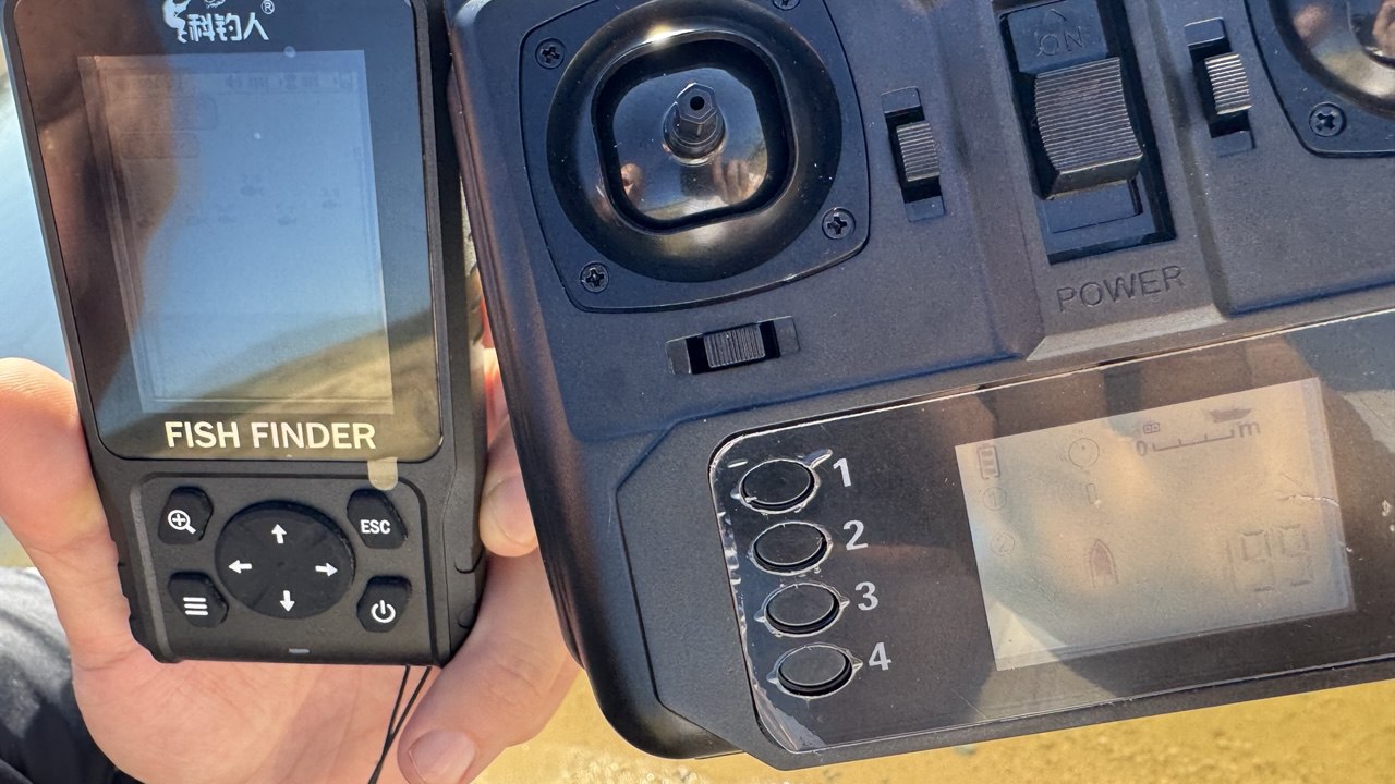 Безжичен риболовен сонар XF11W – обхват 200 м и LCD дисплей