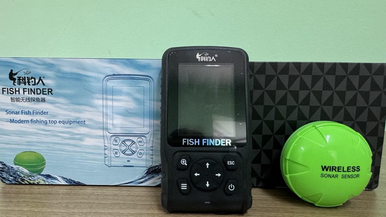 Безжичен риболовен сонар XF11W – обхват 200 м и LCD дисплей