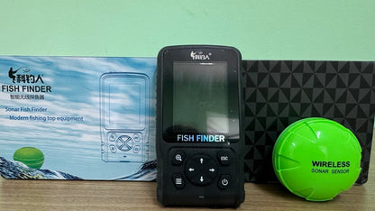 Безжичен риболовен сонар XF11W – обхват 200 м и LCD дисплей