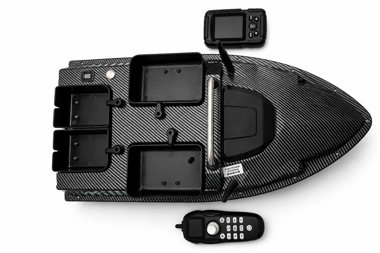 Лодка за захранка Flytec V803 PRO GPS с Вграден Сонар Lucky 718LIC-WL – 500м Обхват 200 Точки